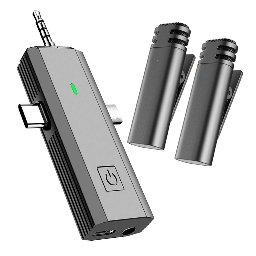 Sjpzwcrl Wireless Lavalier Microphone 3 in 1 Professional Noise Reduction - Picture 3 of 7